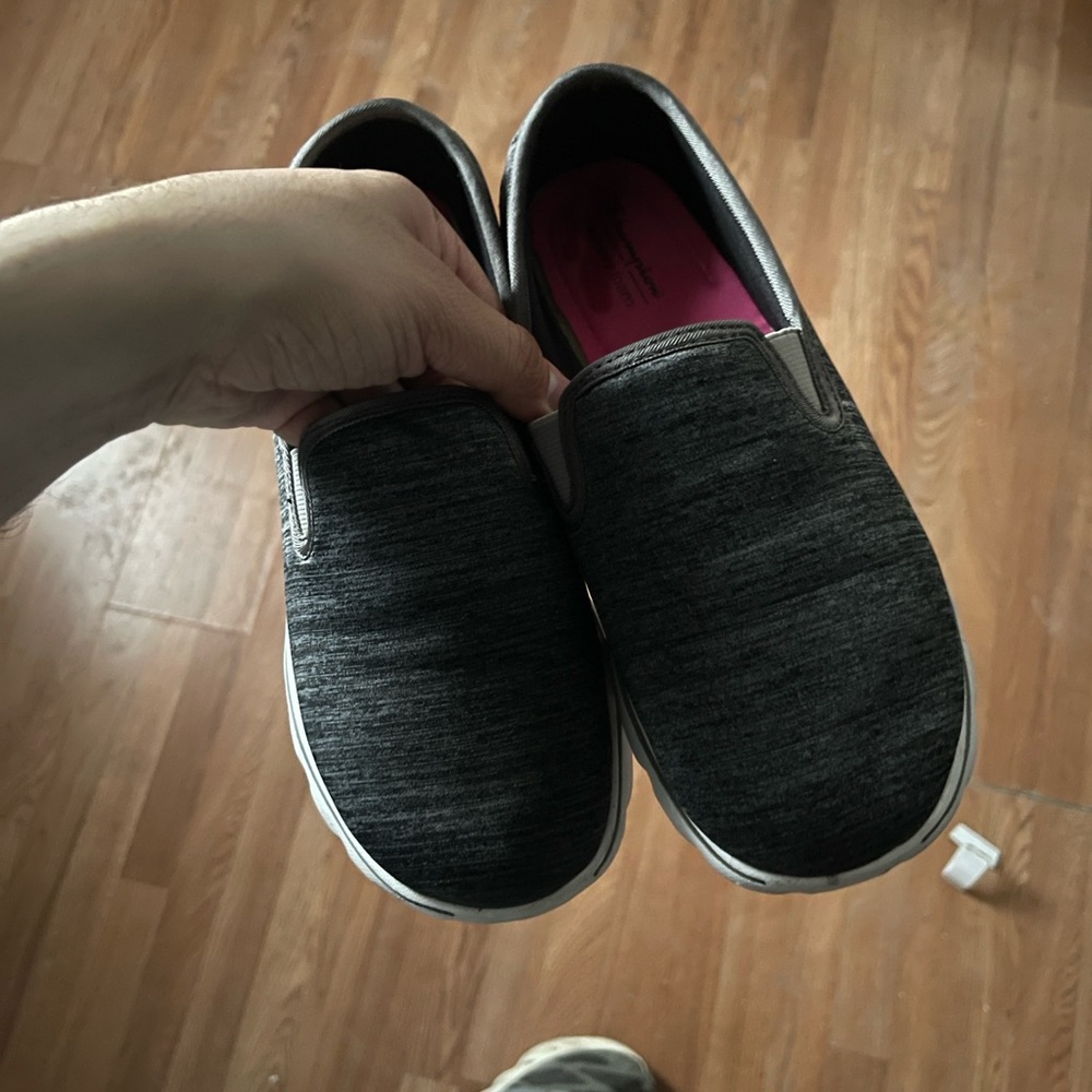Champion Mesh Gray Slip-On Shoes